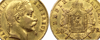 Une pièce de 20 francs-or: le Napoléon